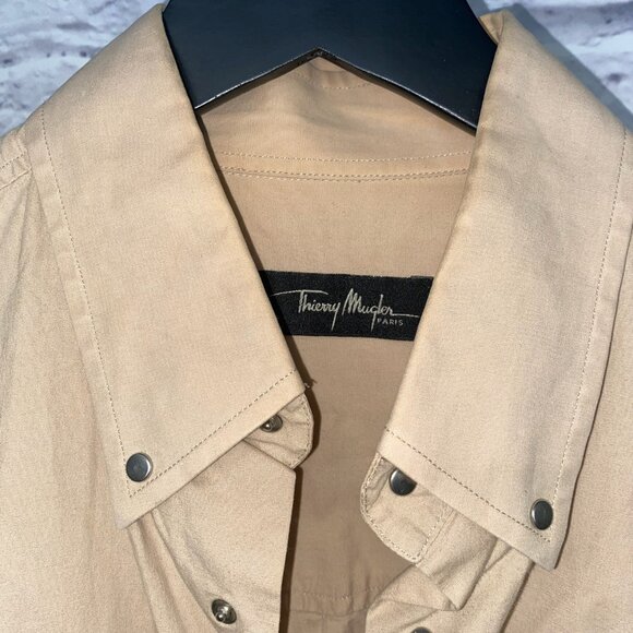 Tan Button Down - Picture 2 of 4